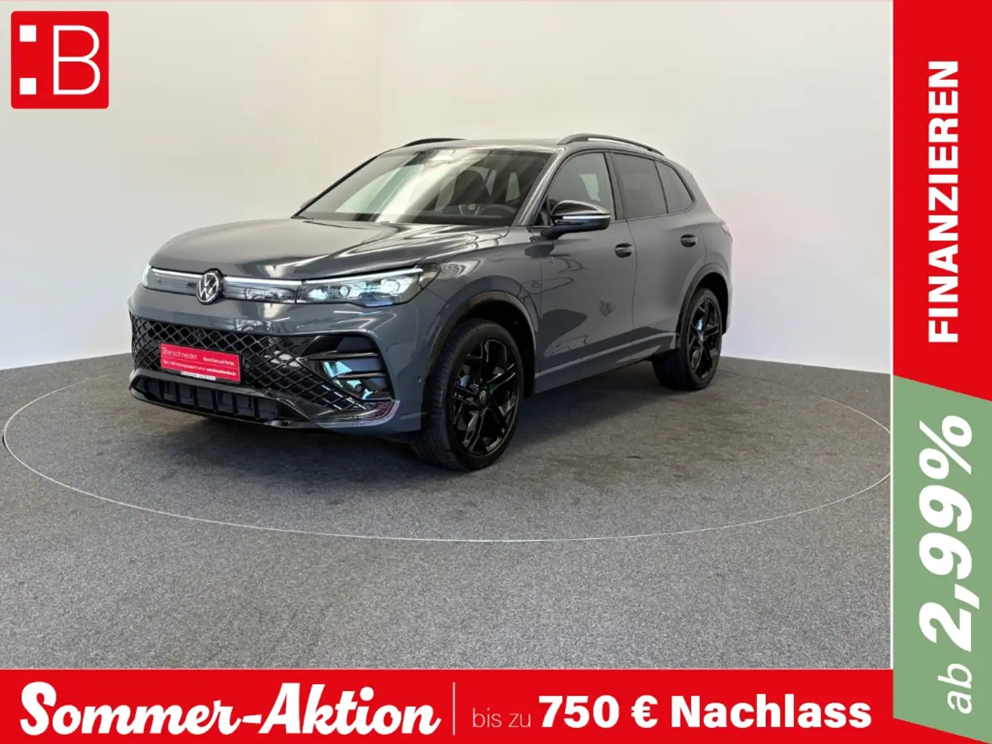 Volkswagen Tiguan 2.0 TDI DSG 4Mo. R-Line Black Style DIGITAL COCKPI Grau - 1