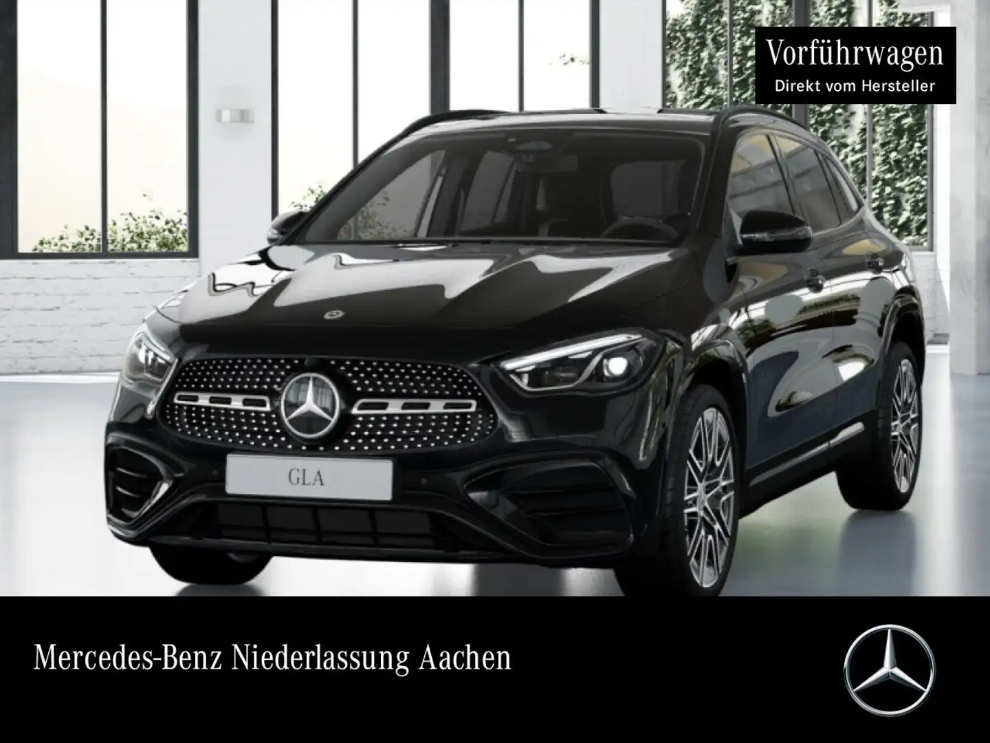 Mercedes-Benz GLA 200 AMG+NIGHT+PANO+AHK+MULTIBEAM+KAMERA+TOTW Schwarz - 1