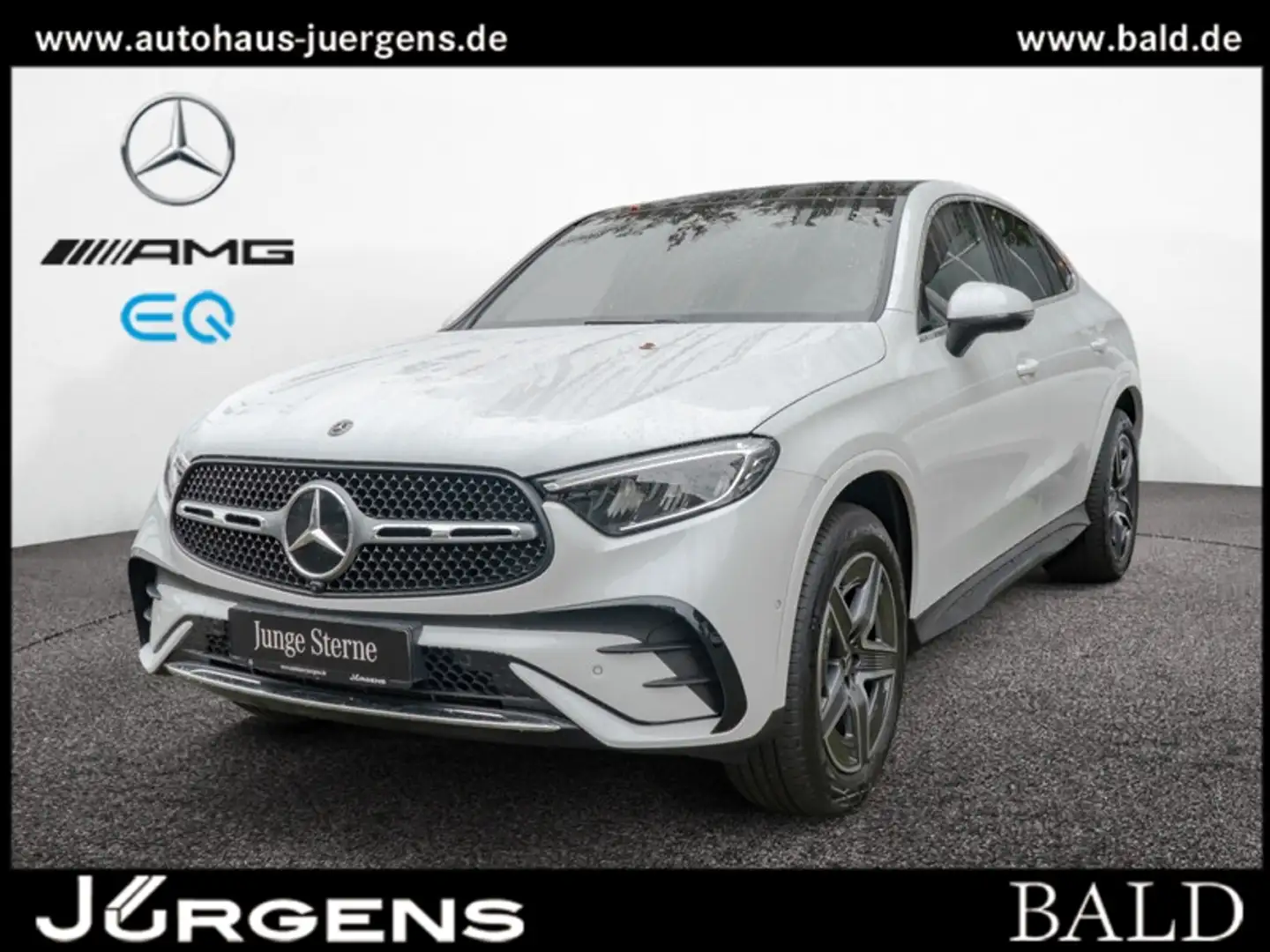 Mercedes-Benz GLC 300 e 4M Coupe AMG-Sport/Pano/AHK/Memo/19" Weiß - 1