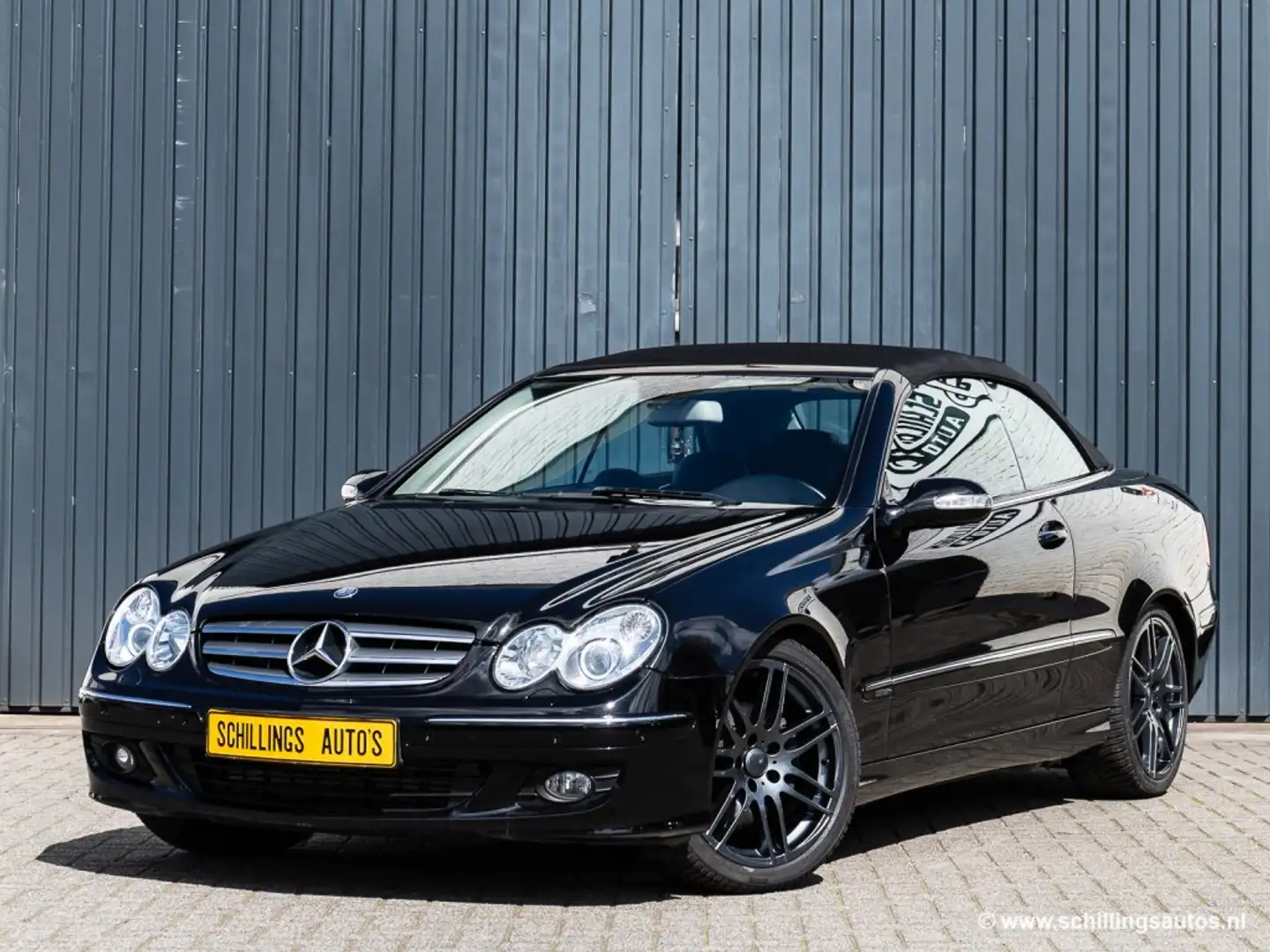 Mercedes-Benz CLK 200 200 K. Elegance leer automaat navi Airco-Ecc 18-in Schwarz - 1