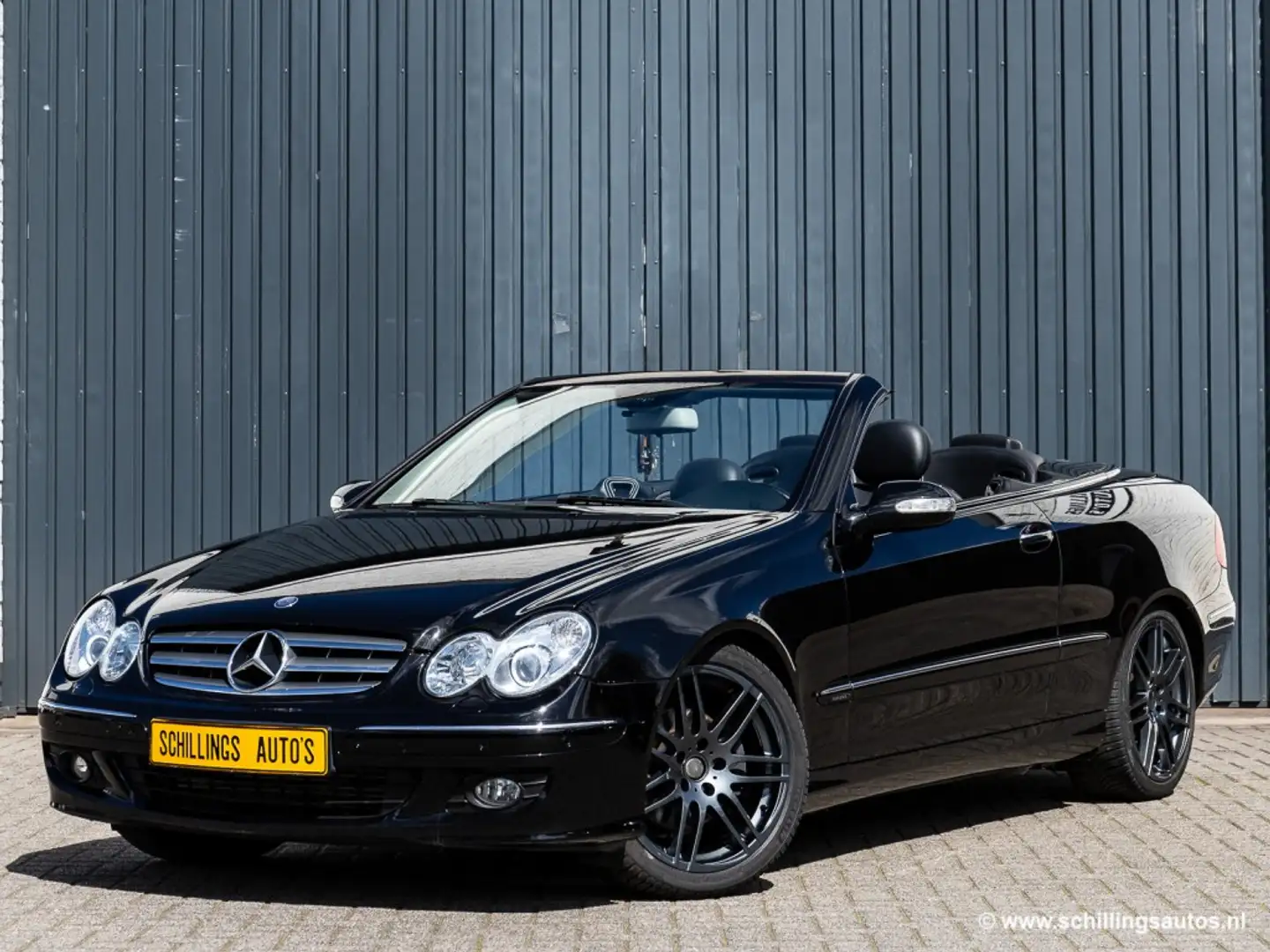 Mercedes-Benz CLK 200 200 K. Elegance leer automaat navi Airco-Ecc 18-in Black - 2