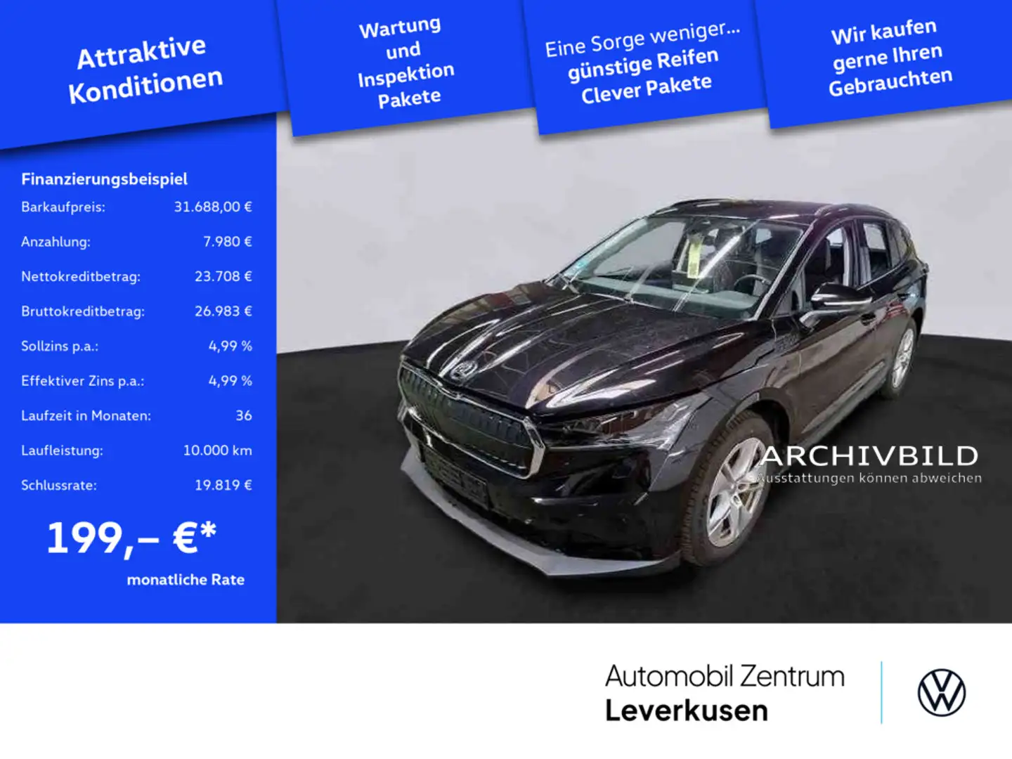 Skoda Enyaq iV Loft NAVI VIRT MEMORY ACC KAM SHZ LE Schwarz - 1