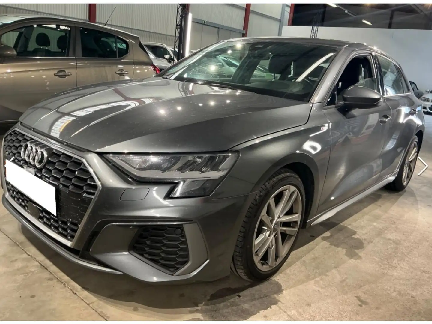 Audi A3 2.0 35 TDI 150 S-Tronic 7 S line - GARANTIE 12 MOI Gris - 1