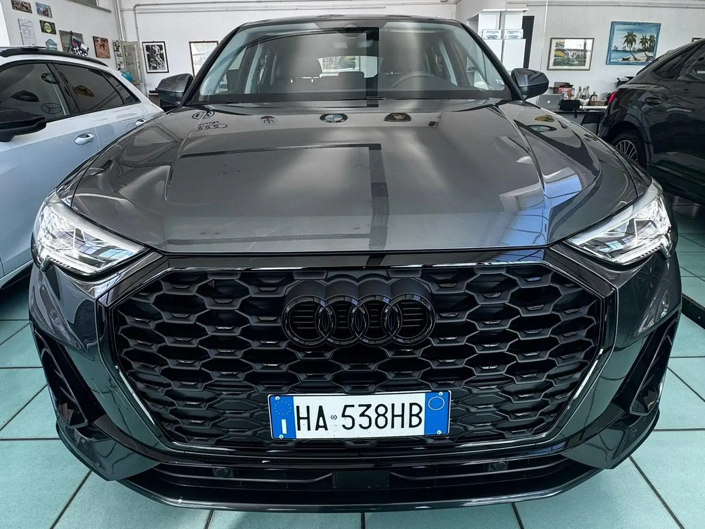 Audi Q3 Q3 sportback 35 TDI S tronic S line edition Grigio - 2