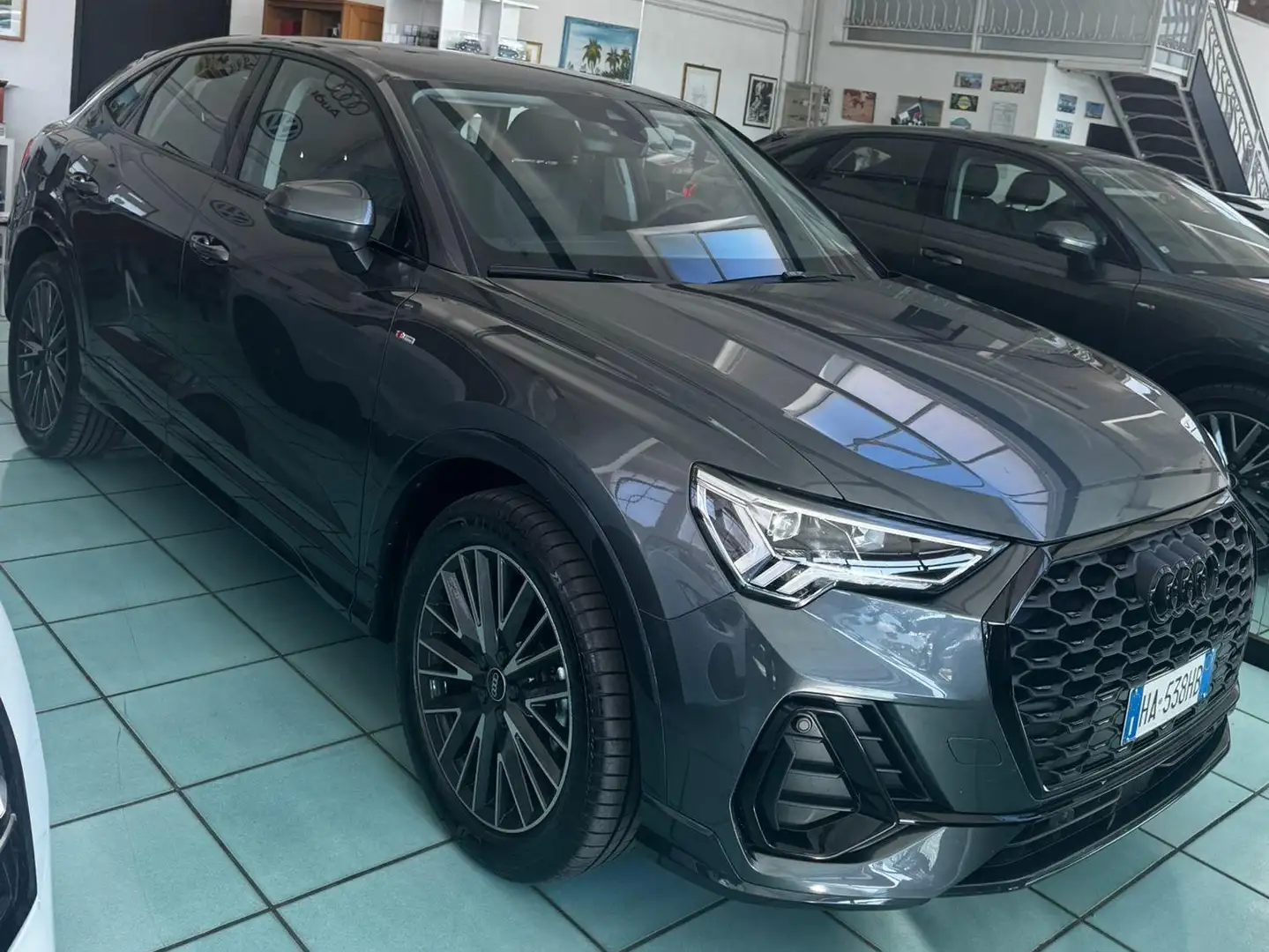 Audi Q3 Q3 sportback 35 TDI S tronic S line edition Grigio - 1