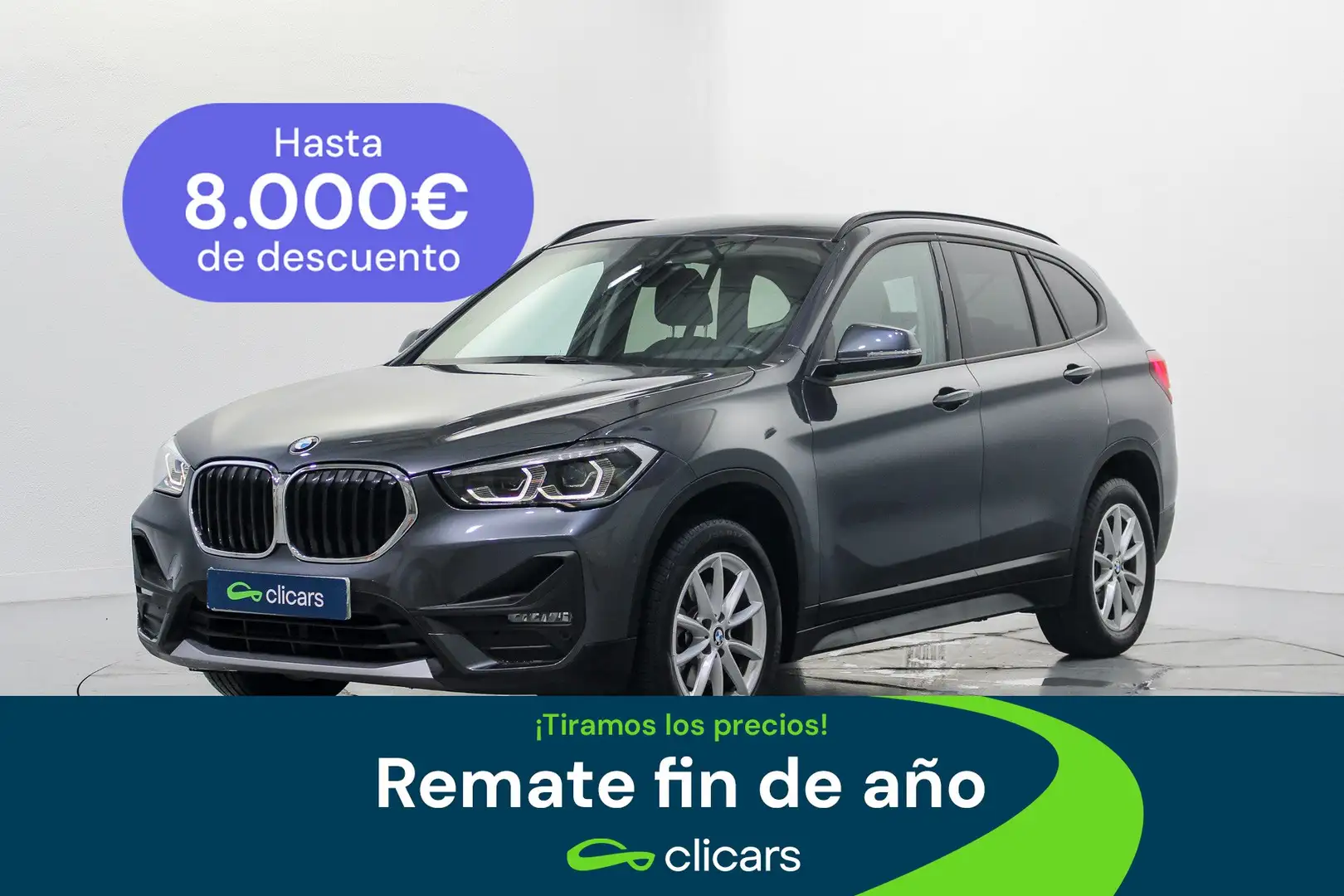 BMW X1 sDrive 18dA Gris - 1