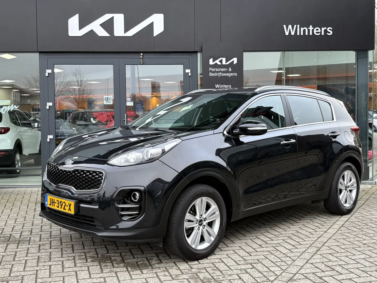 Kia Sportage 1.6 GDI First Edition ECC-Airco | Cr.Control | Nav Noir - 1