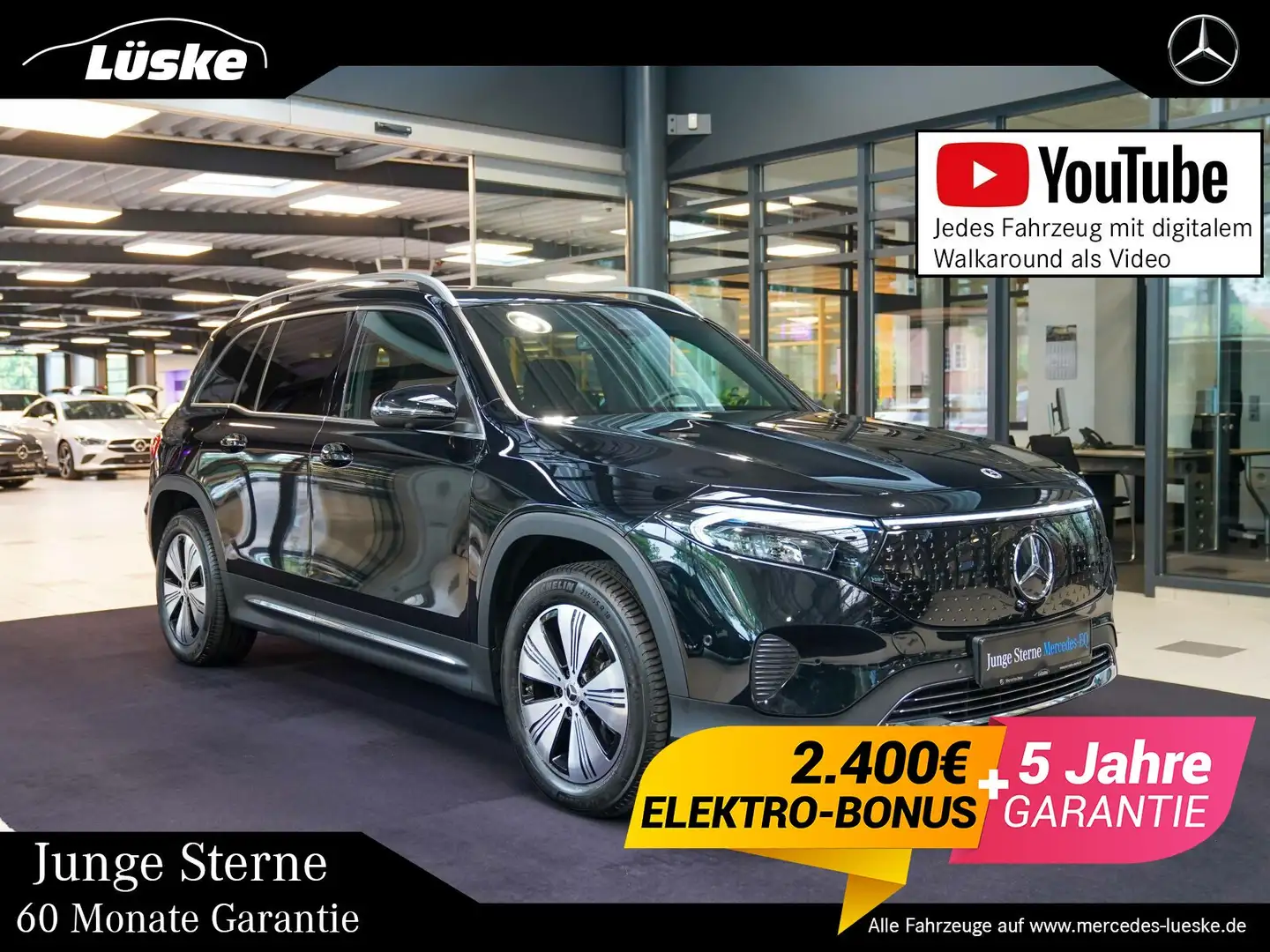 Mercedes-Benz EQB 350 EQB 350 4M Progressive Anhängevorrichtung DISTRO Schwarz - 1