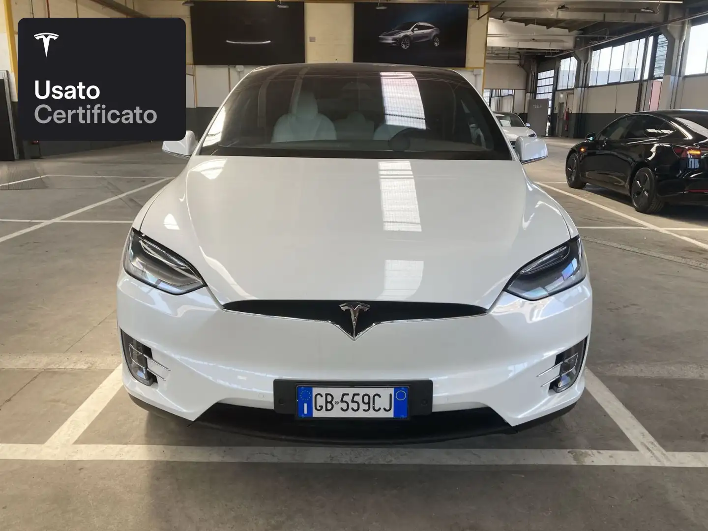 Tesla Model X Long Range AWD Bianco - 2