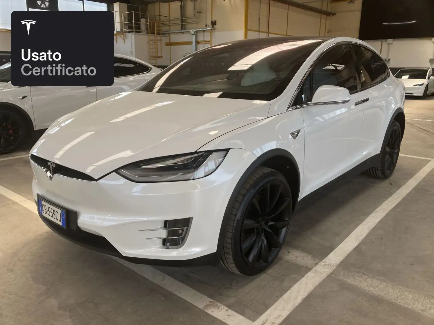 Tesla Model X Long Range AWD Bianco - 1