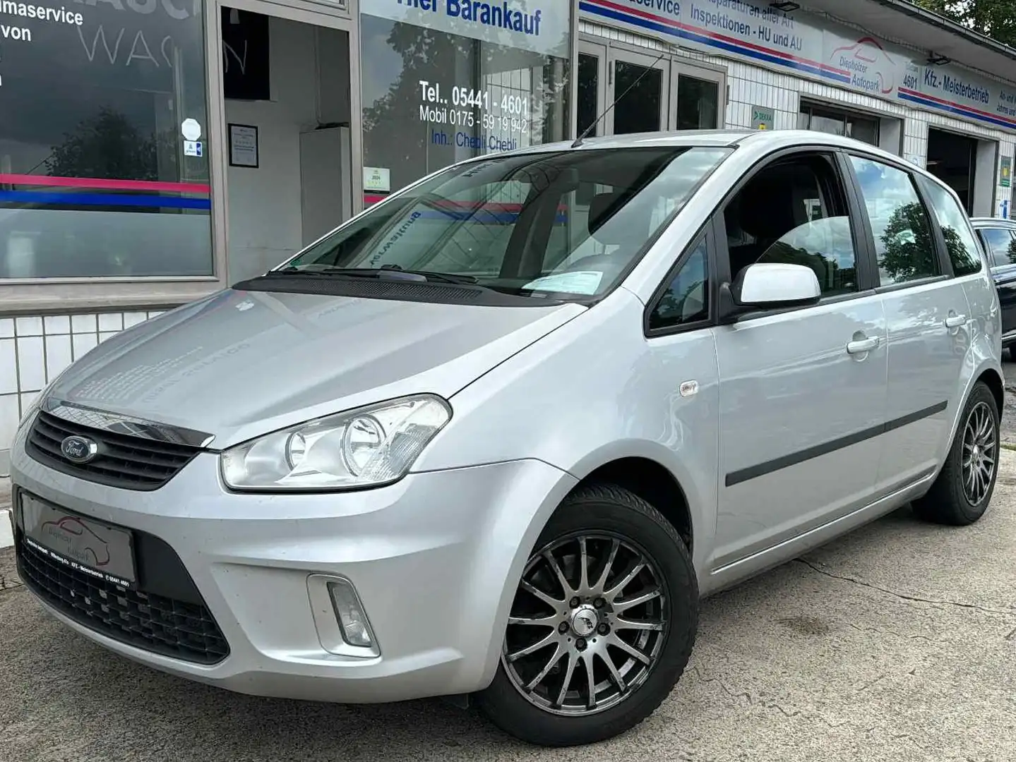 Ford C-Max Style"1,6"TOP"TÜV-04-2027"AHK"KLIMA" Argent - 1