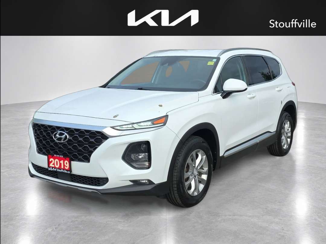 White 2019 Hyundai Santa Fe SUV / Crossover  8-Speed Automatic