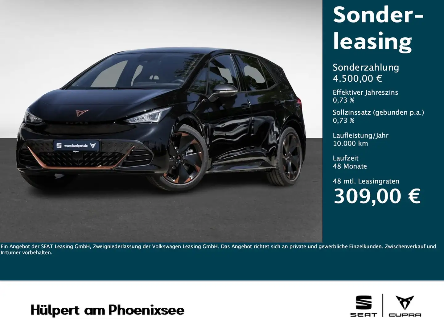 CUPRA Born EDITION DYNAMIC NAV ACC SHZ 19LM SENNHEISER Czarny - 1