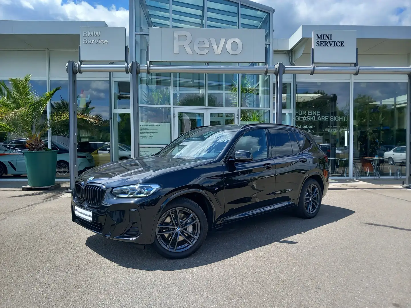 BMW X3 xDrive30d MSport Aut Leder AHK Memo LiveCockProf Noir - 1