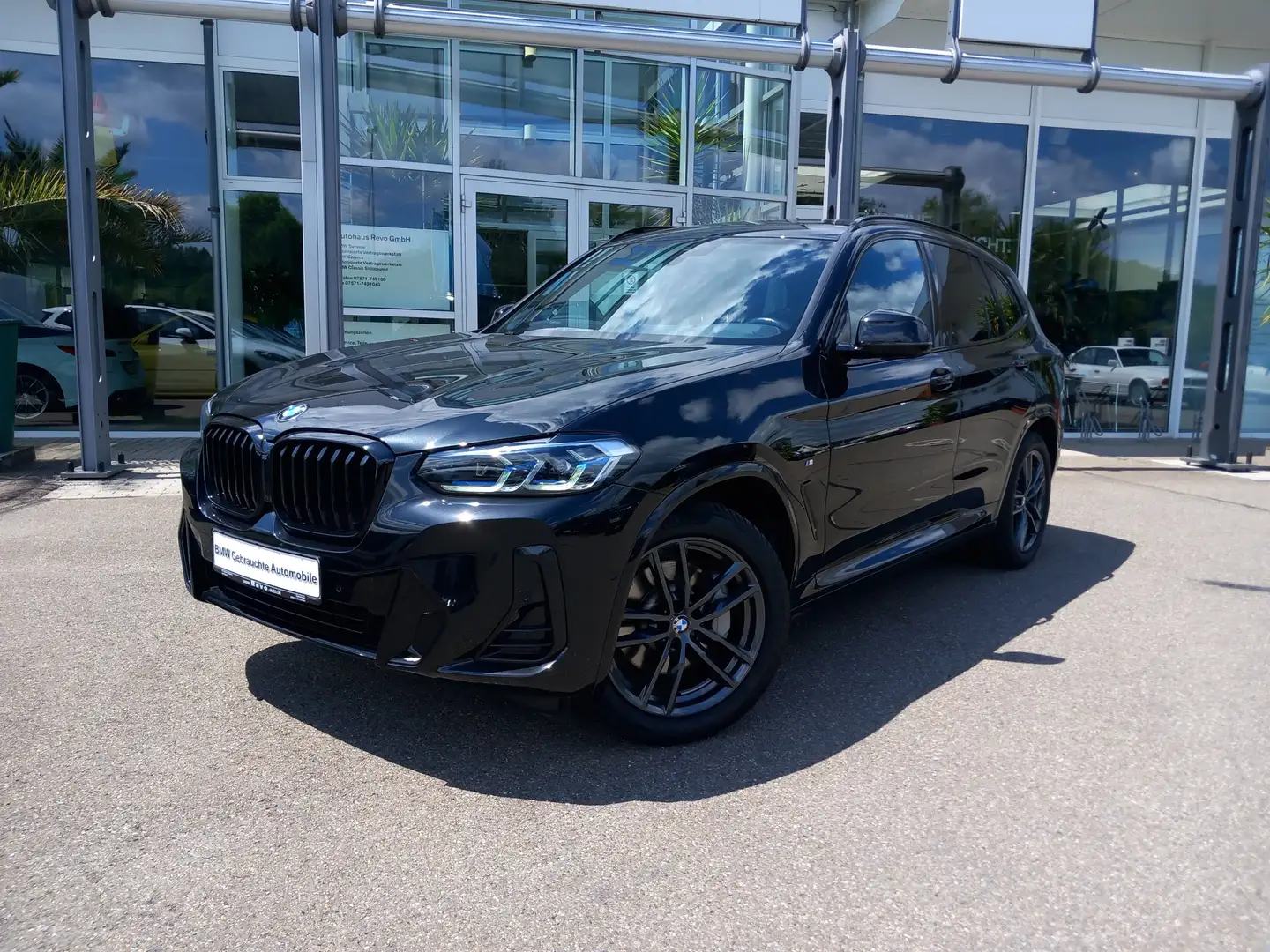 BMW X3 xDrive30d MSport Aut Leder AHK Memo LiveCockProf Noir - 2