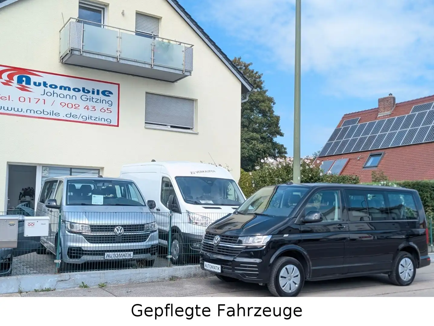 Volkswagen T6 Transporter T6.1 9-Sitzer Kombi 2.0 TDI *AUTOMATIK!* AppleCP Noir - 2