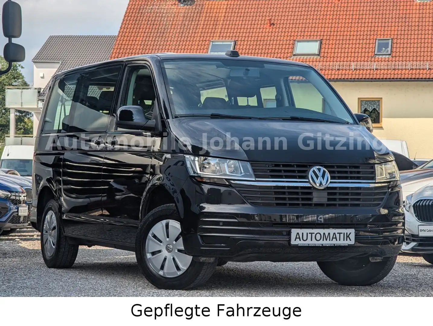 Volkswagen T6 Transporter T6.1 9-Sitzer Kombi 2.0 TDI *AUTOMATIK!* AppleCP Noir - 1