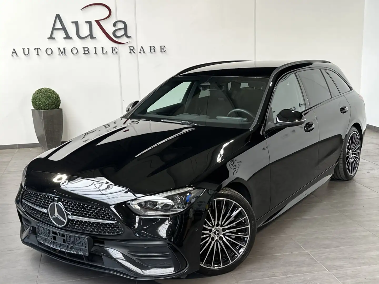 Mercedes-Benz C 300 T AMG-Line NAV+LED+KAM+WIDESCREEN+19ZO+PP Czarny - 1