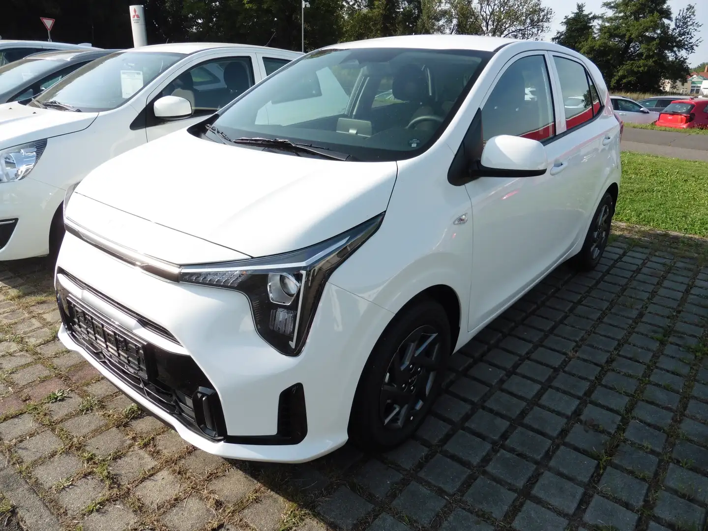 Kia Picanto 1.0 Vision,DPI, SHzg,Lenkrad-Hzg,dt.FZG Weiß - 1