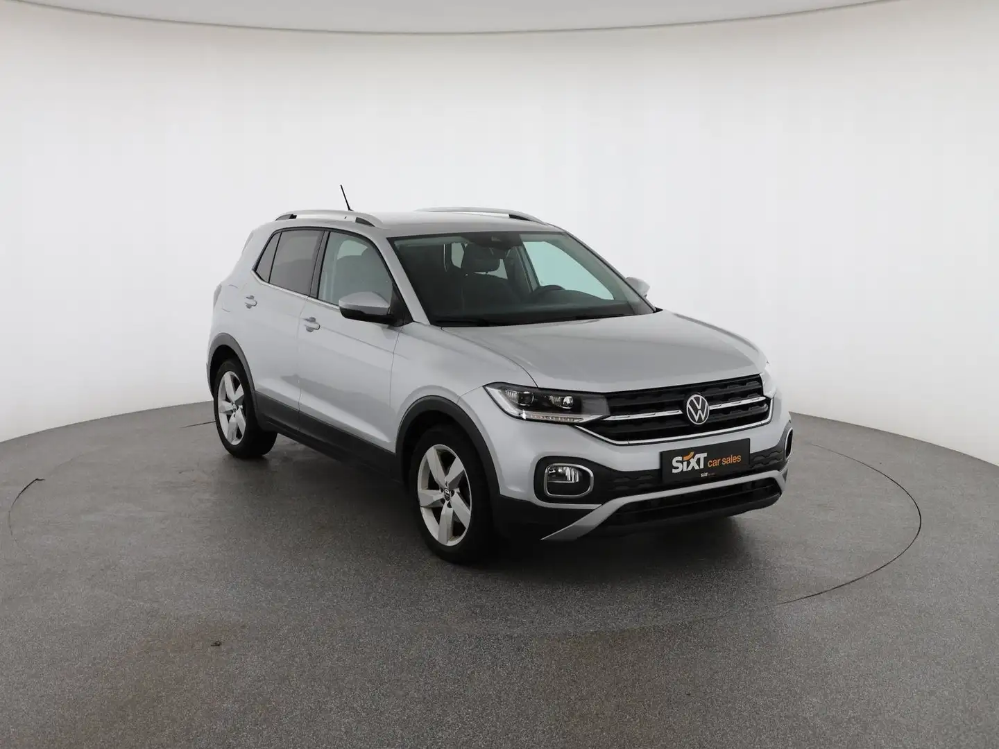Volkswagen T-Cross 1.0 TSI Style|NAV|LED|ACC|SHZG|PDC v+h|Dig.Co.Pro Argent - 1