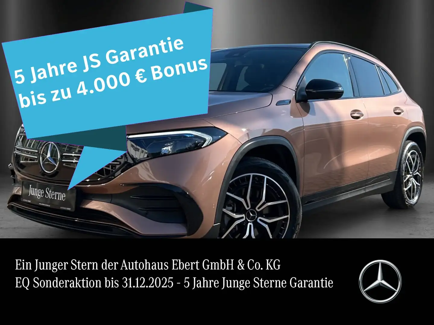Mercedes-Benz EQA 250 EQA250 AMG Advanc+ AHK Pano Memo KeyGo Sitzklima Goud - 1