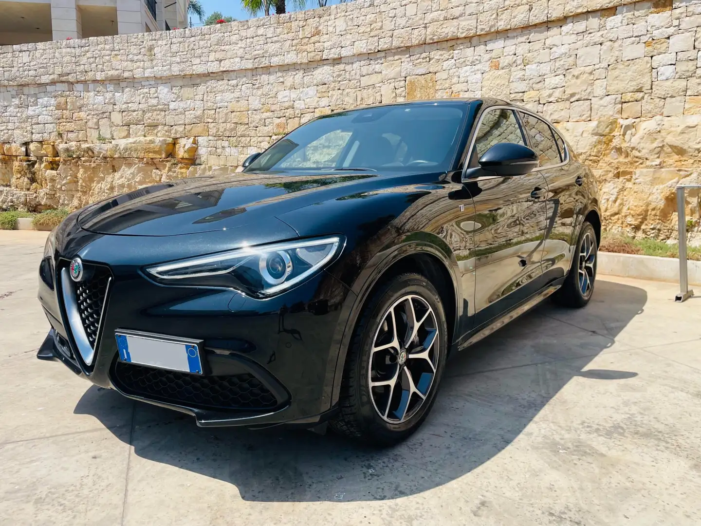 Alfa Romeo Stelvio 2.2 Turbodiesel 190 CV AT8 Q4 Ti Schwarz - 1
