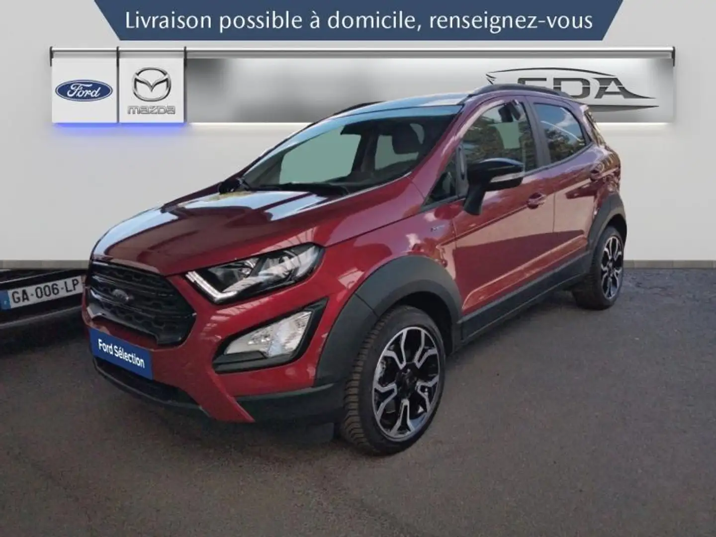 Ford EcoSport 1.0 EcoBoost 125ch Active 6cv Rouge - 1
