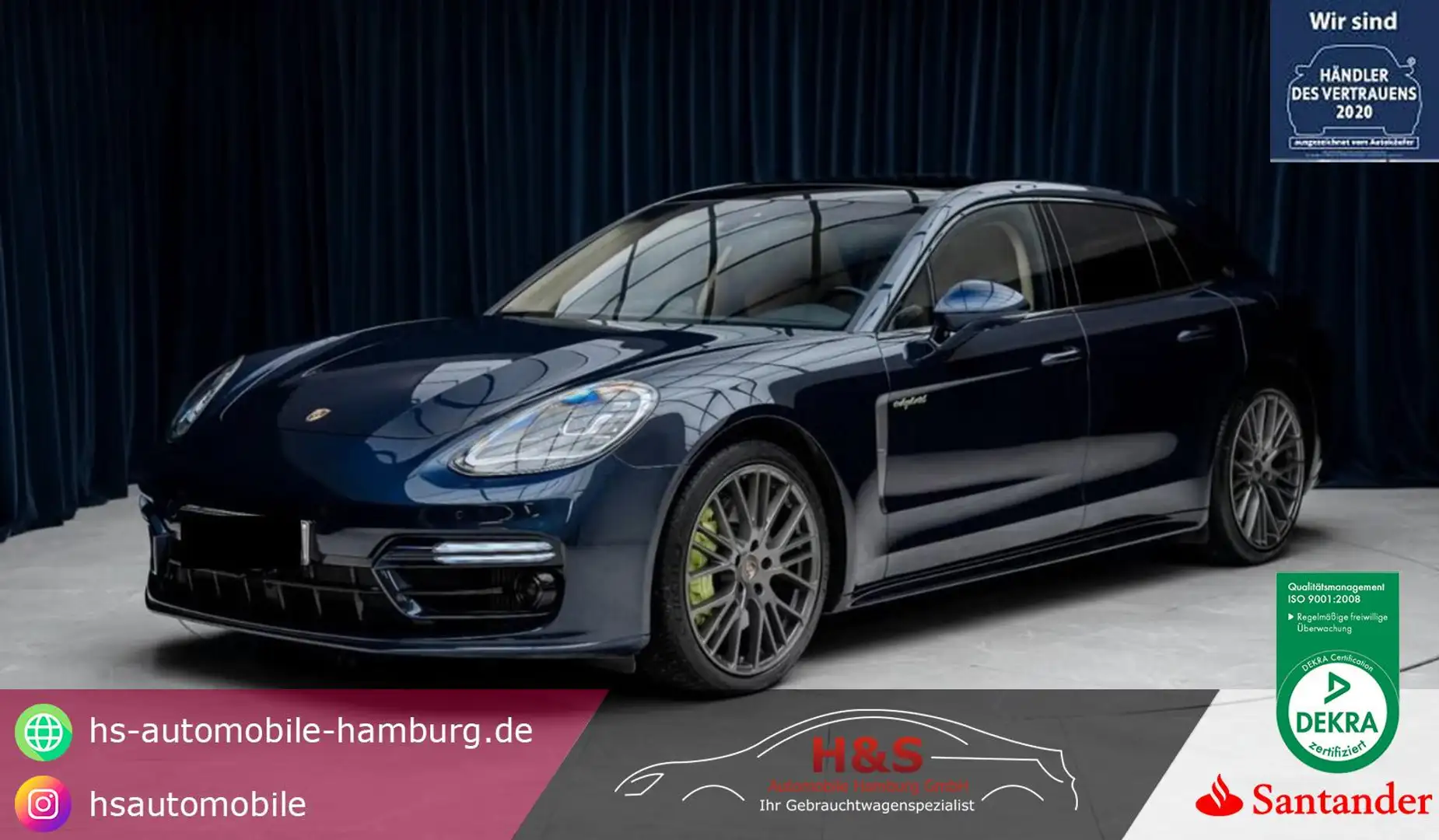Porsche Panamera Sport Turismo 4 E-Hybrid Platinum Edition Blau - 1
