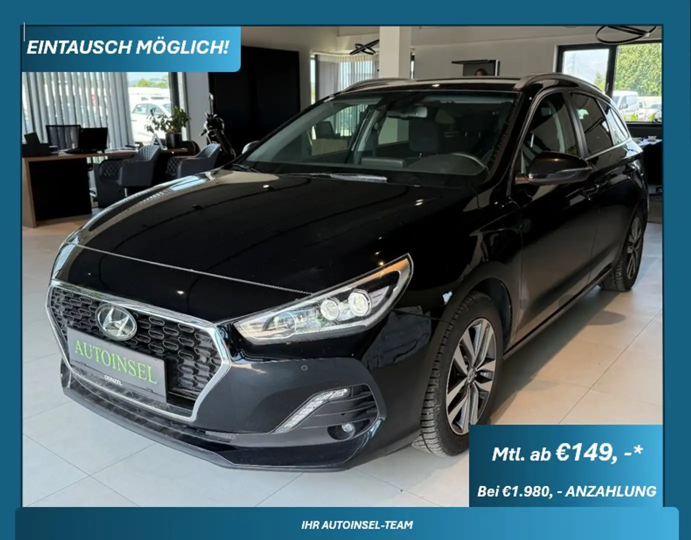 Hyundai i30 CW 1,0 T-GDI Level 4 Schwarz - 1
