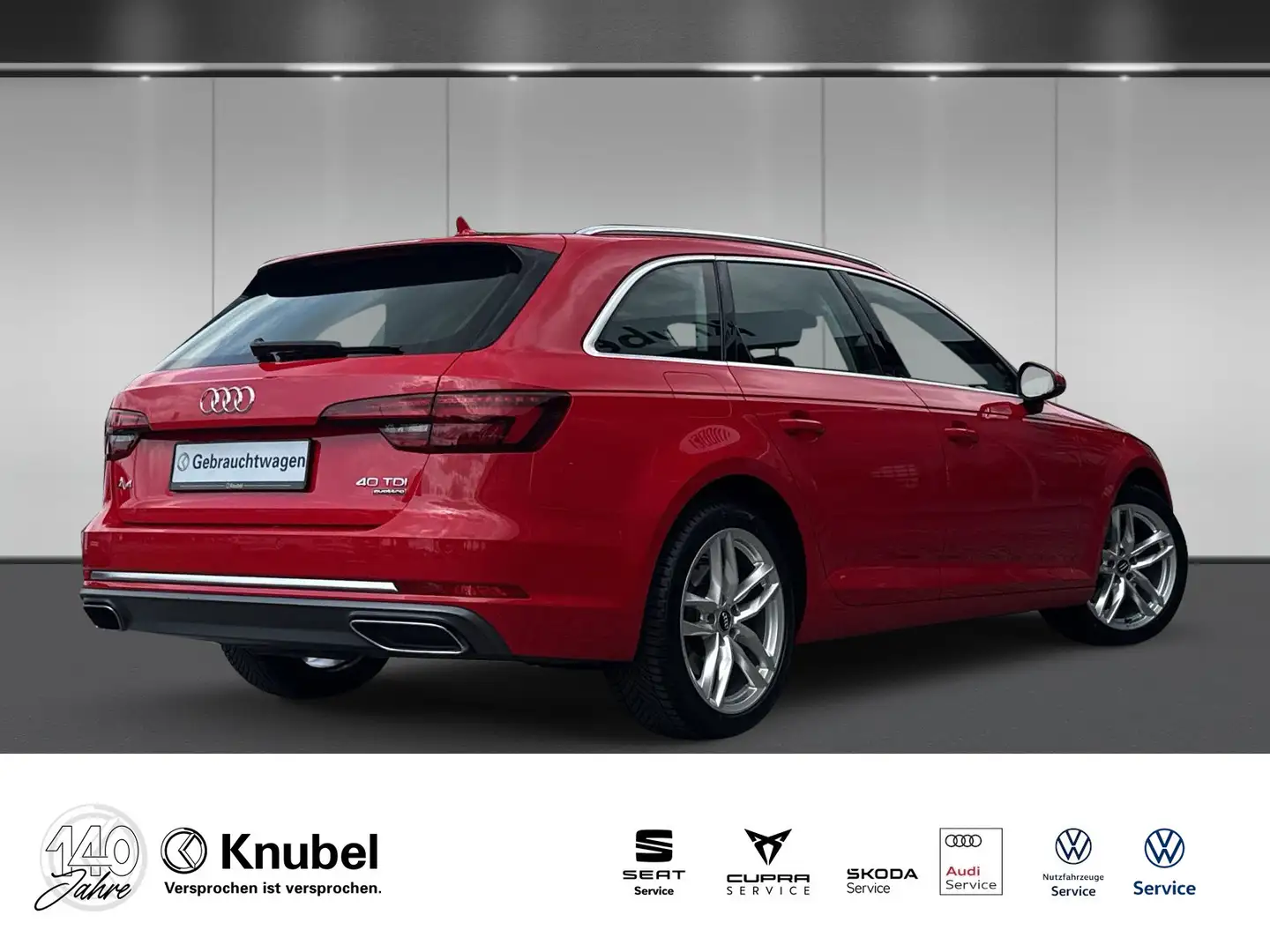 Audi A4 Avant sport 40 TDI qu S tronic PANO/LED/el.Heck... Rouge - 2