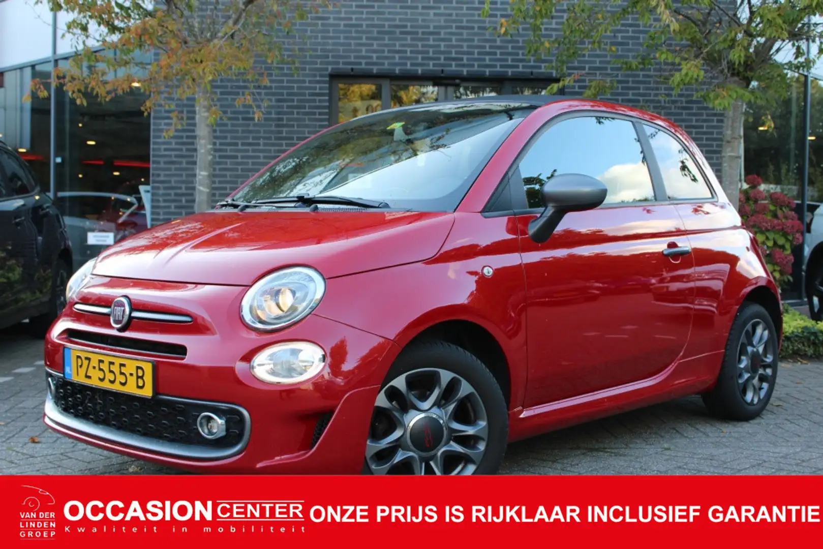 Fiat 500C 0.9 Sport Cabriolet Leder/Bluet/Airco/Pdc/16"/Conn Rouge - 1