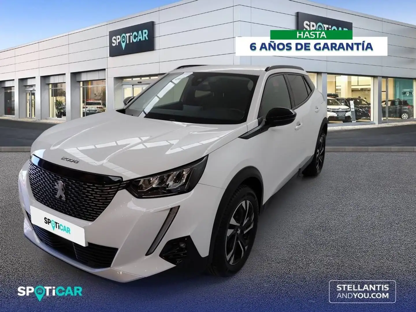 Peugeot 2008 1.2 PureTech S&S Allure 100 Blanc - 1