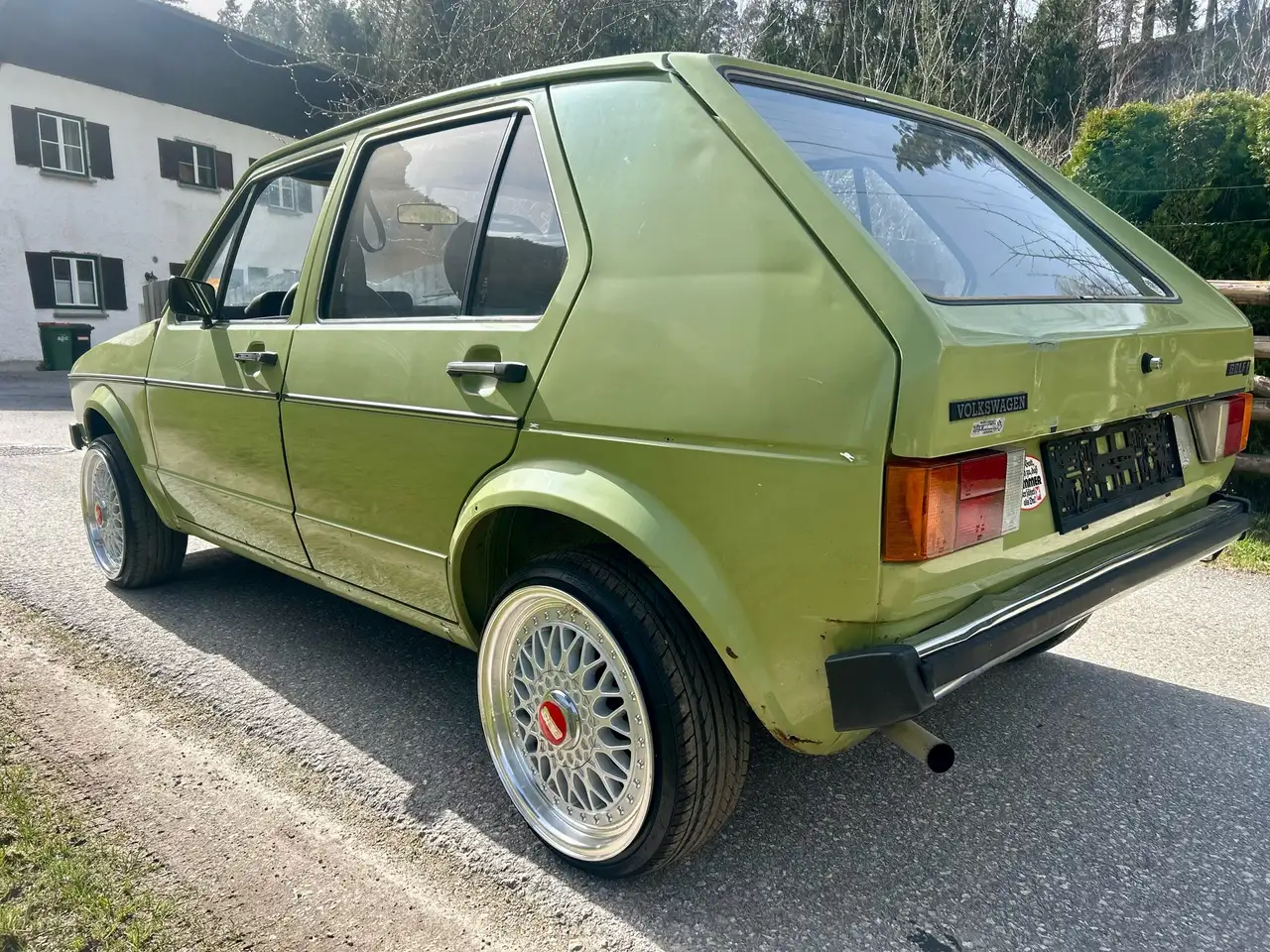 Volkswagen Golf L 1. Lack Manilagrün, foto 7