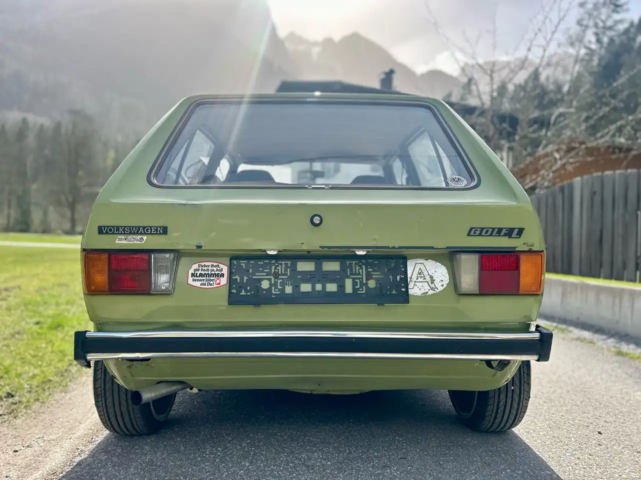Volkswagen Golf L 1. Lack Manilagrün, foto 6