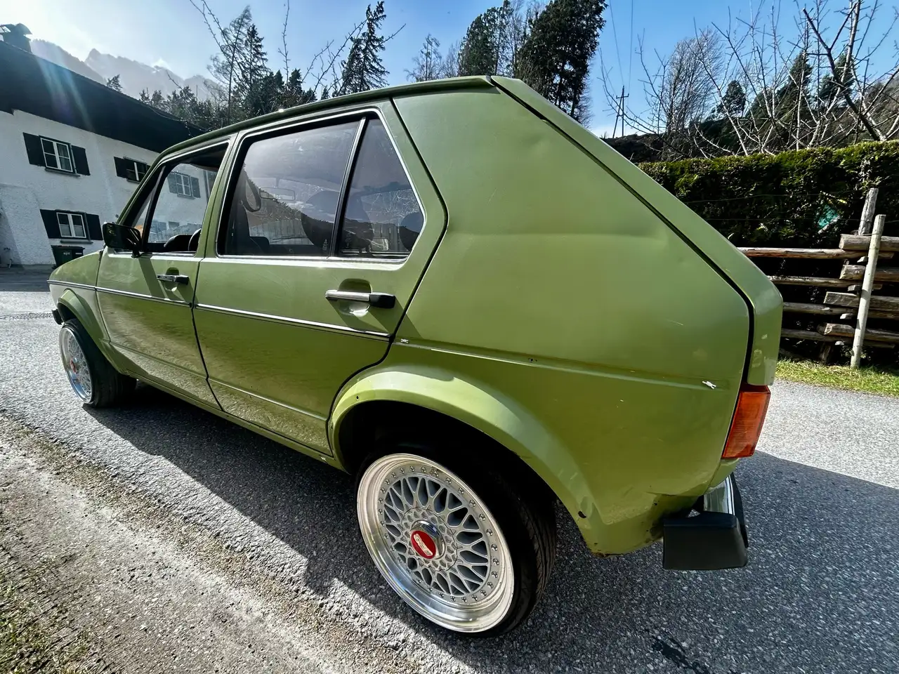 Volkswagen Golf L 1. Lack Manilagrün, foto 3