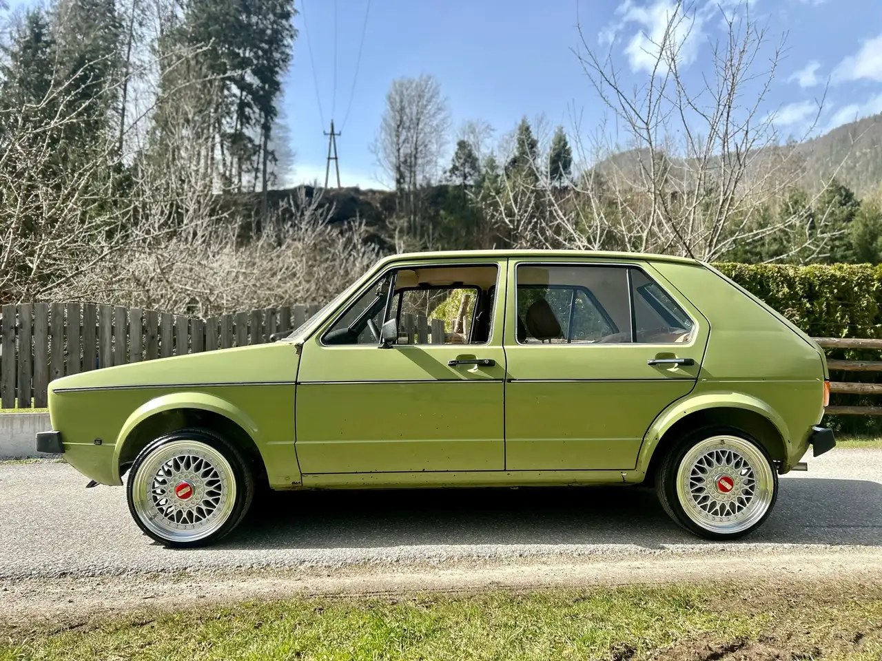Volkswagen Golf L 1. Lack Manilagrün, foto 8