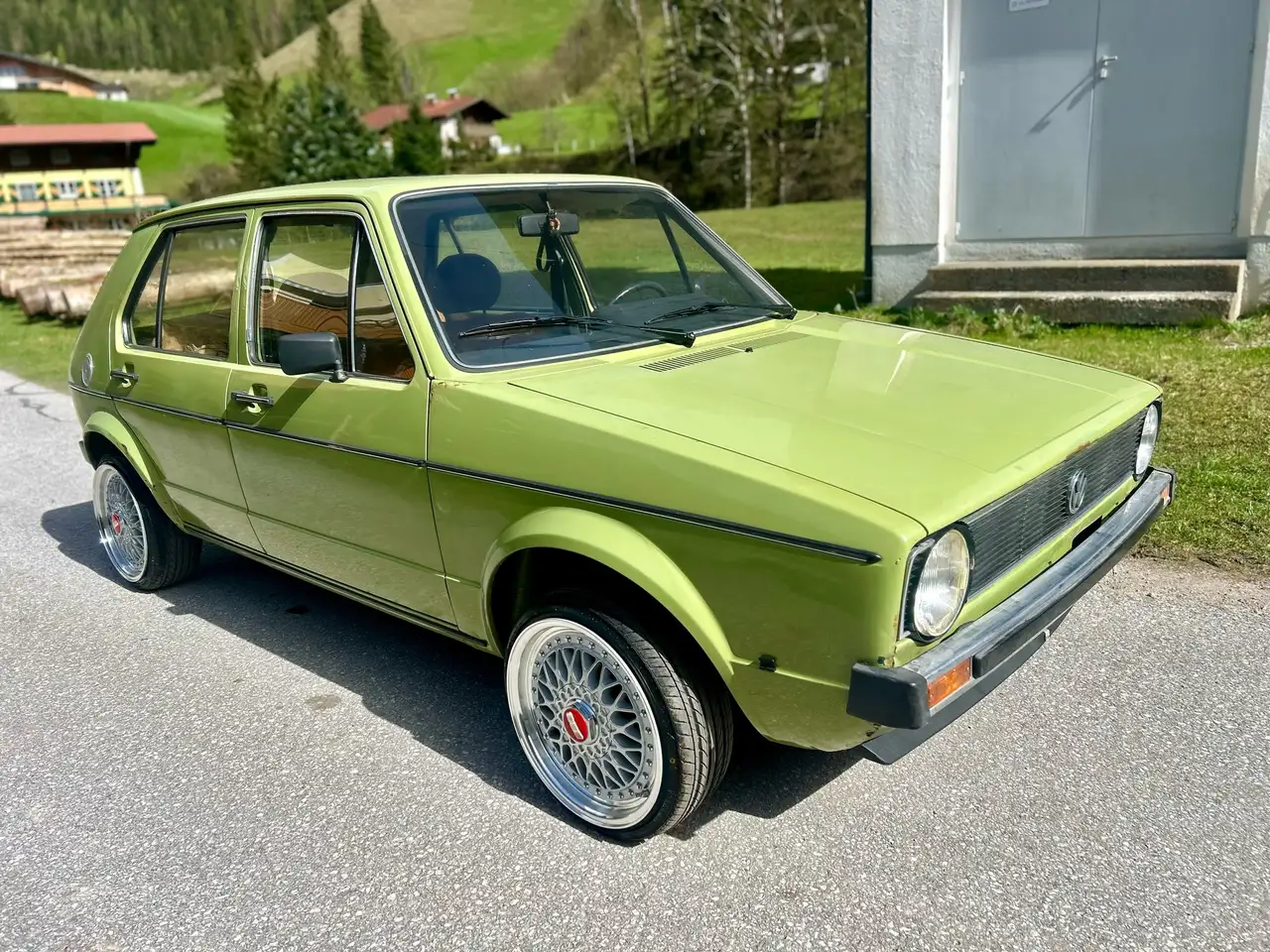 Volkswagen Golf L 1. Lack Manilagrün, foto 9
