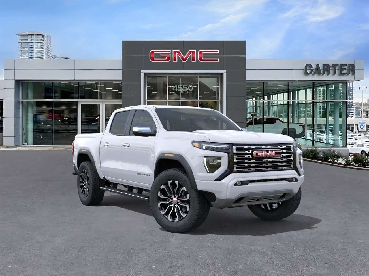 White 2026 GMC Canyon Pickup Truck Four-Wheel Drive 8-Speed Automatic