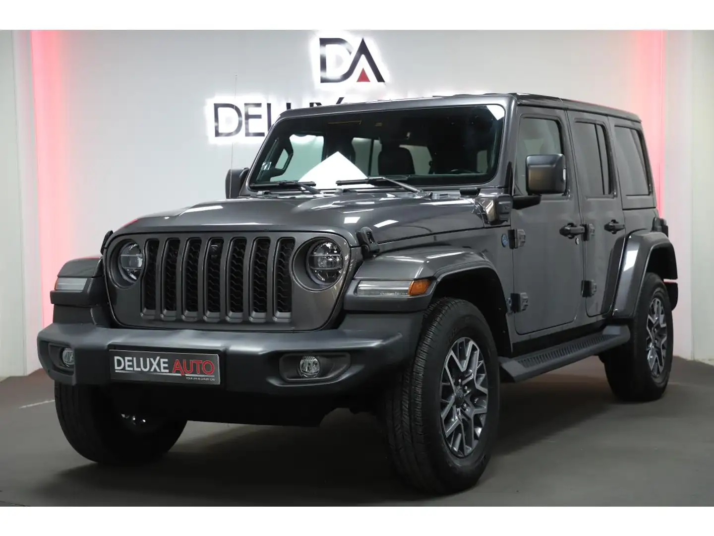 Jeep Wrangler 2.0i T 4xe 380 Unlimited  80th Anniversary BVA Gris - 1