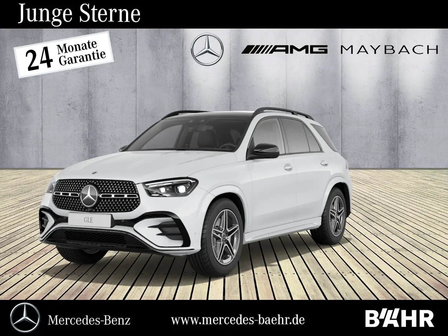Mercedes-Benz GLE 450 GLE 450 d 4M AMGAdvanced Plus/Navi/LED/AHK/PANO Weiß - 1