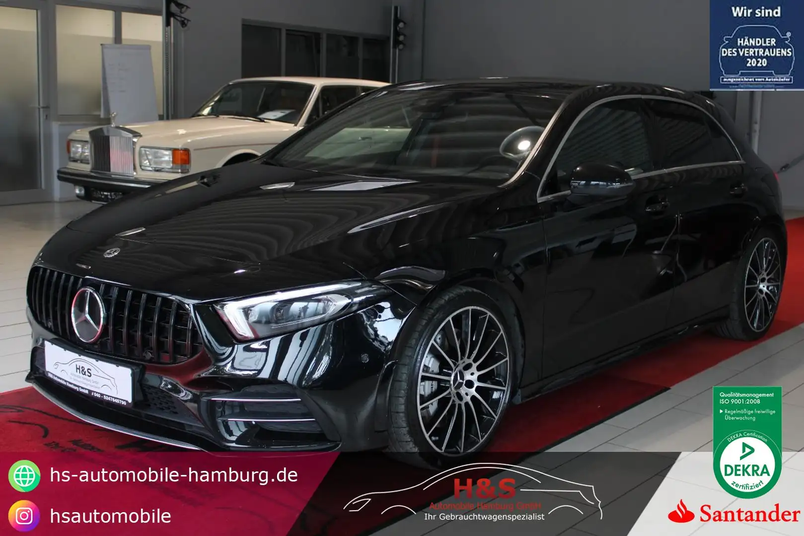 Mercedes-Benz A 35 AMG 4Matic Headup*Multibeam LED Zwart - 1