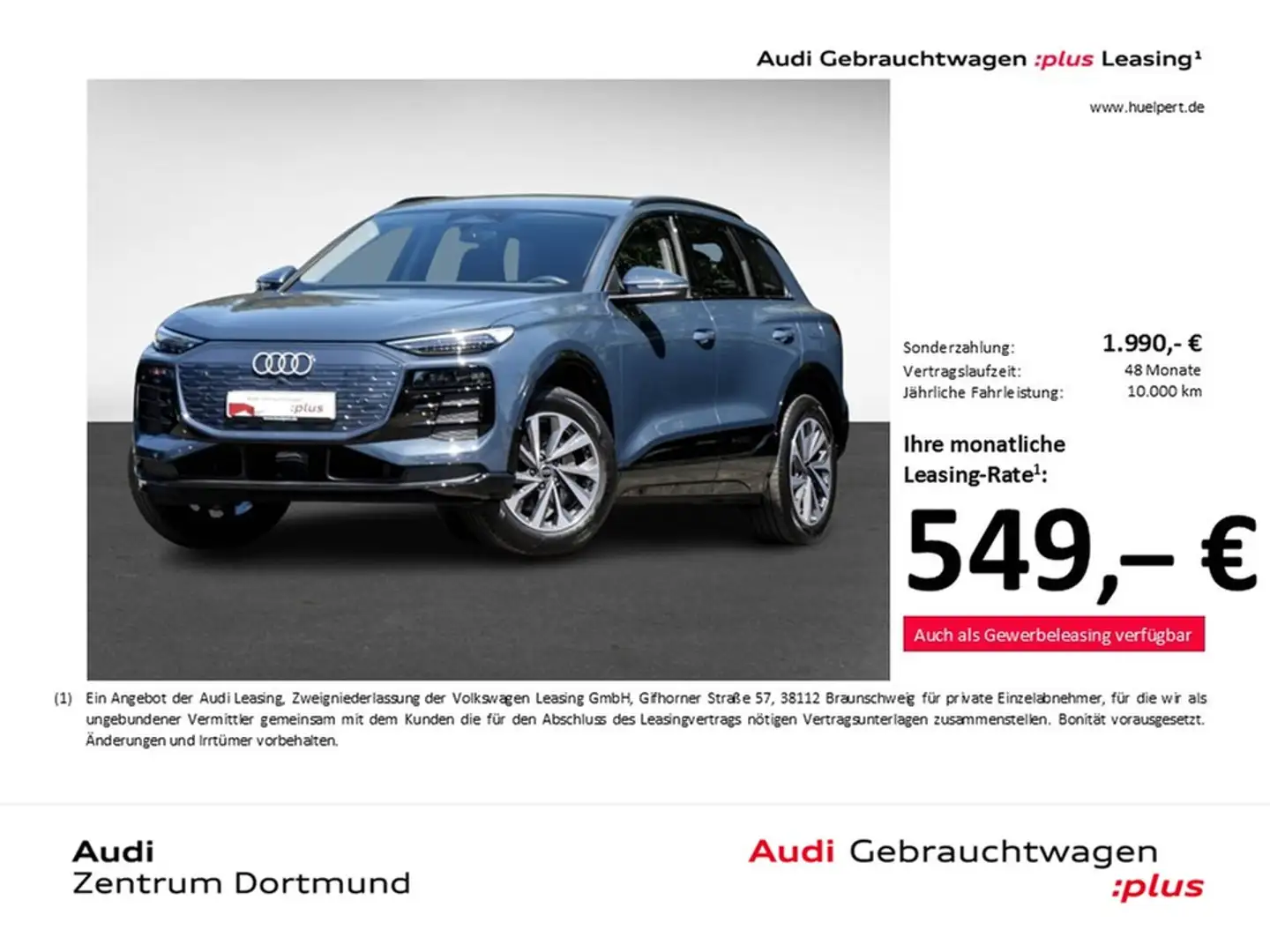 Audi Q6 e-tron quattro advanced 360°CAM LM19 E-KLAPPE Albastru - 1