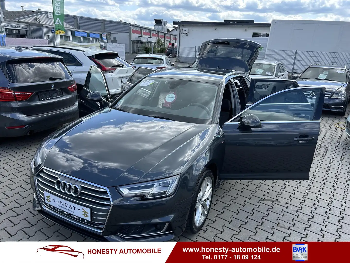 Audi A4 Avant 2.0 TFSI sport quattro S-LINE*MULTIFUNKTI... Gris - 2