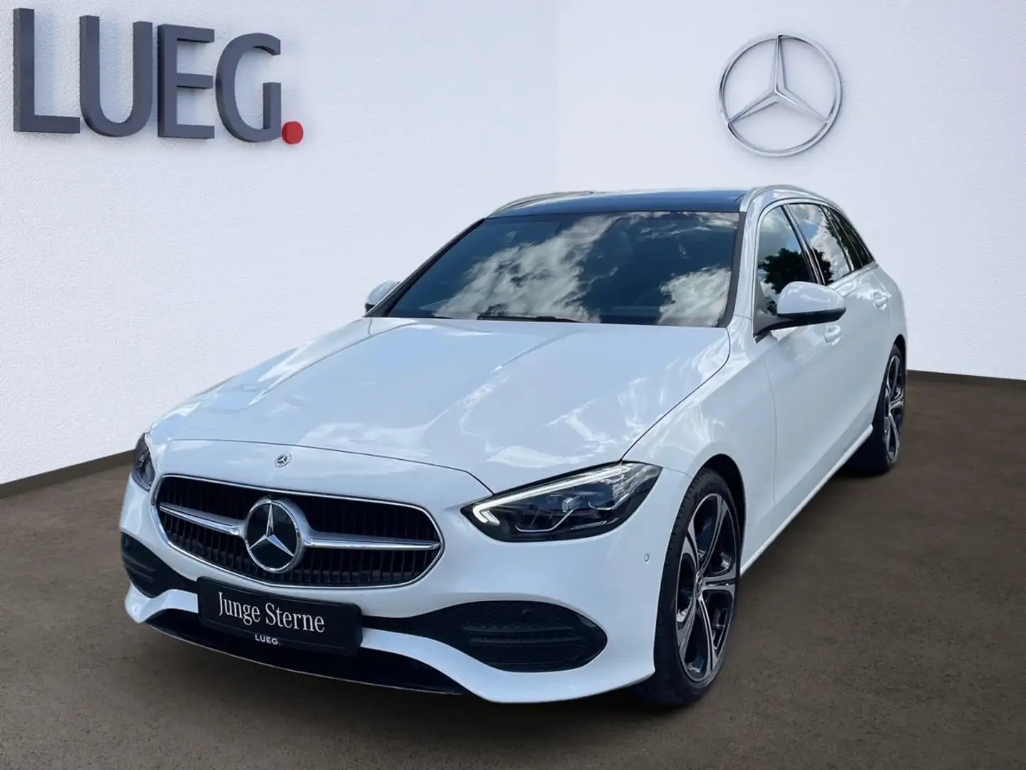 Mercedes-Benz C 180 T AVANTGARDE-EDITION+PANODACH+SURROUND+AHK Weiß - 1