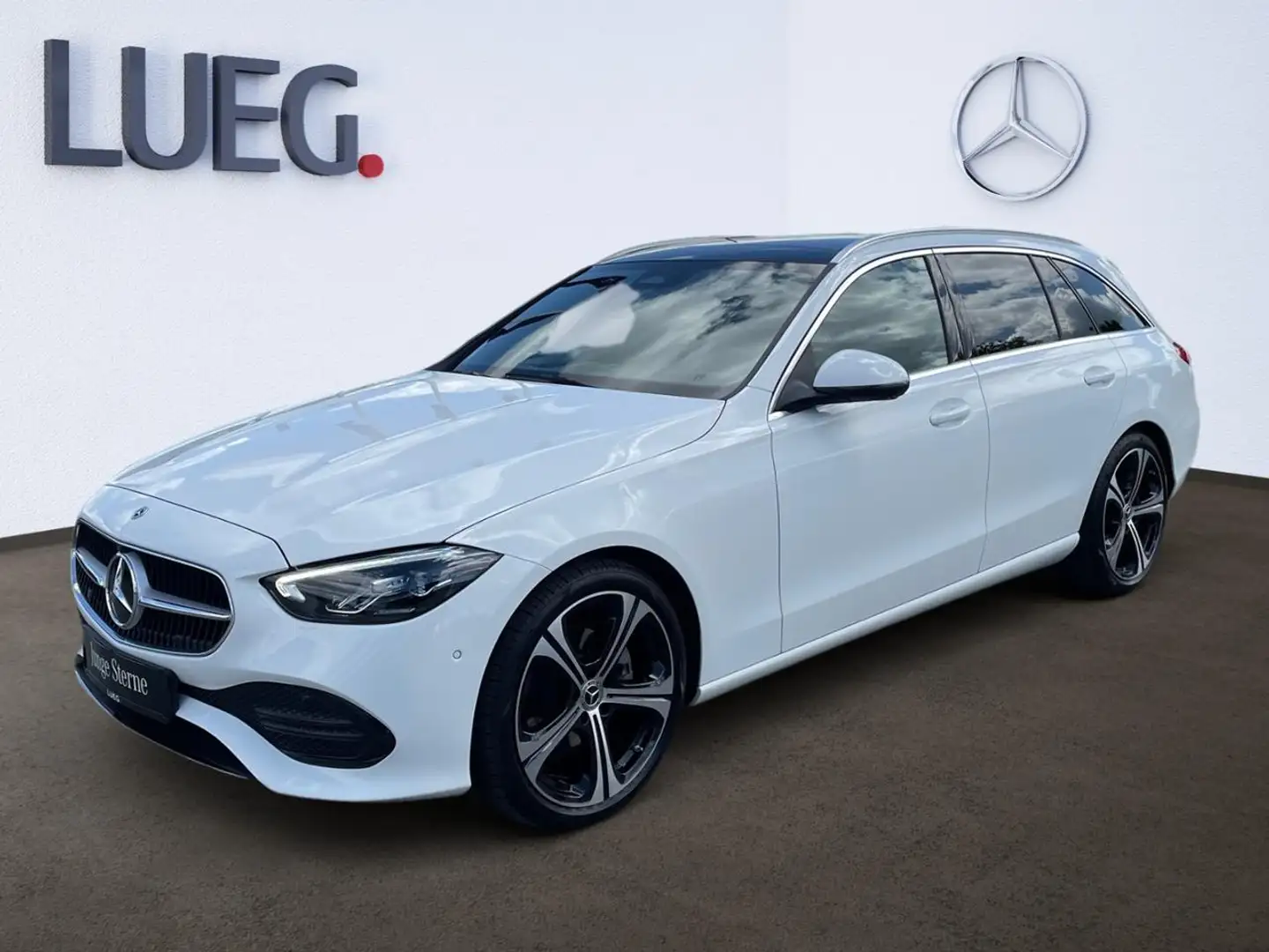 Mercedes-Benz C 180 T AVANTGARDE-EDITION+PANODACH+SURROUND+AHK Weiß - 2