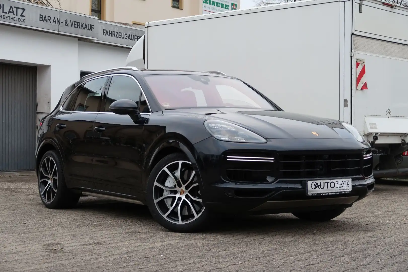 Porsche Cayenne Turbo *1.HAND *HEAD-UP *MATRIX LED *21" Blau - 1