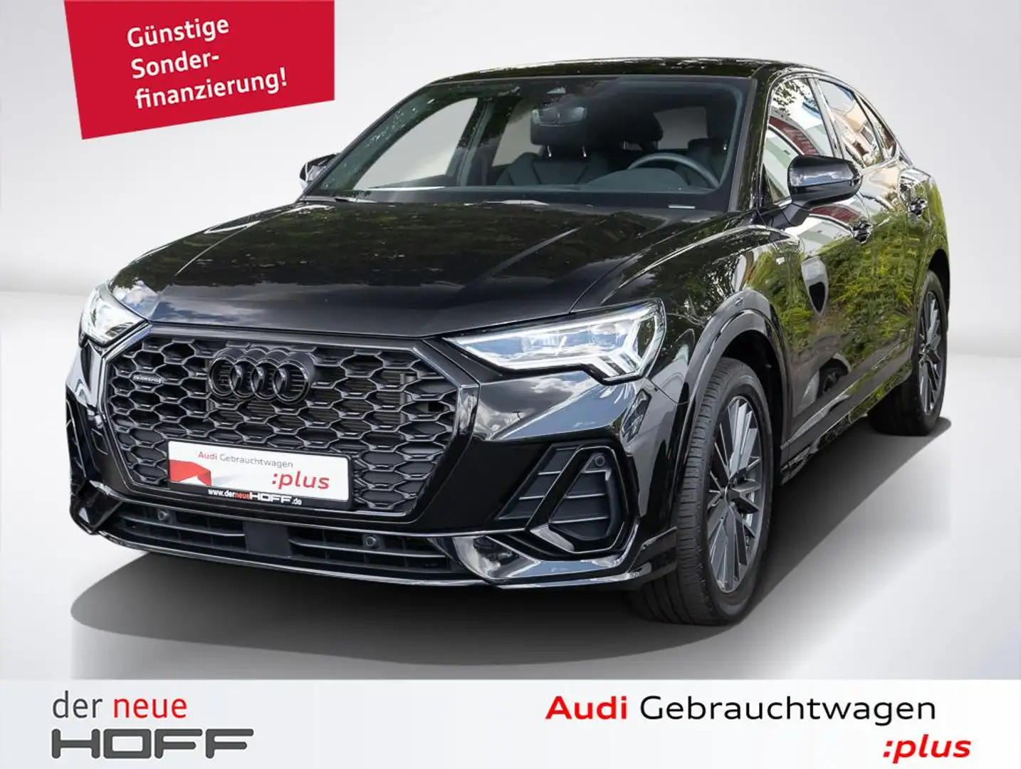 Audi Q3 Sportback 40 TFSI quattro S line AHK Pano LED 19Zo Negru - 1