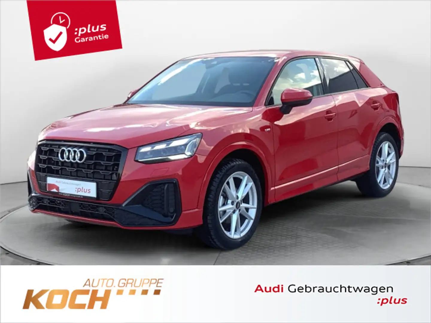 Audi Q2 35 TFSI S-Tronic S-Line, EA8, Sportsitze, AHK Rot - 1