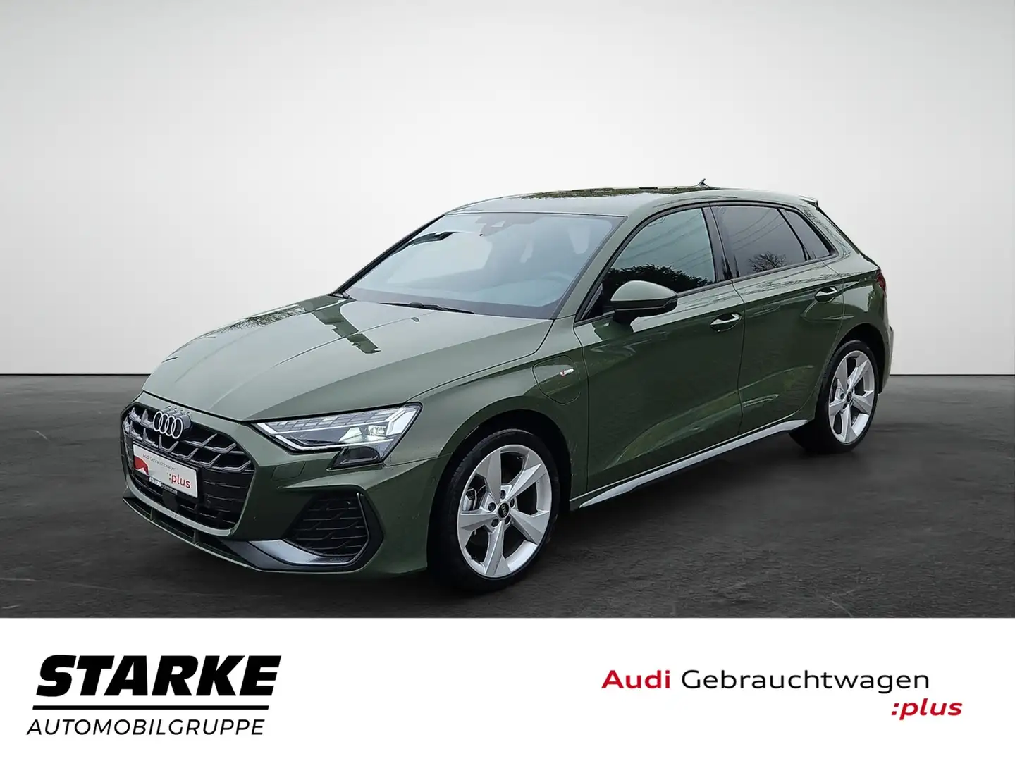 Audi A3 Sportback 40TFSI e S tronic S line NaviPlus Mat... Grün - 2