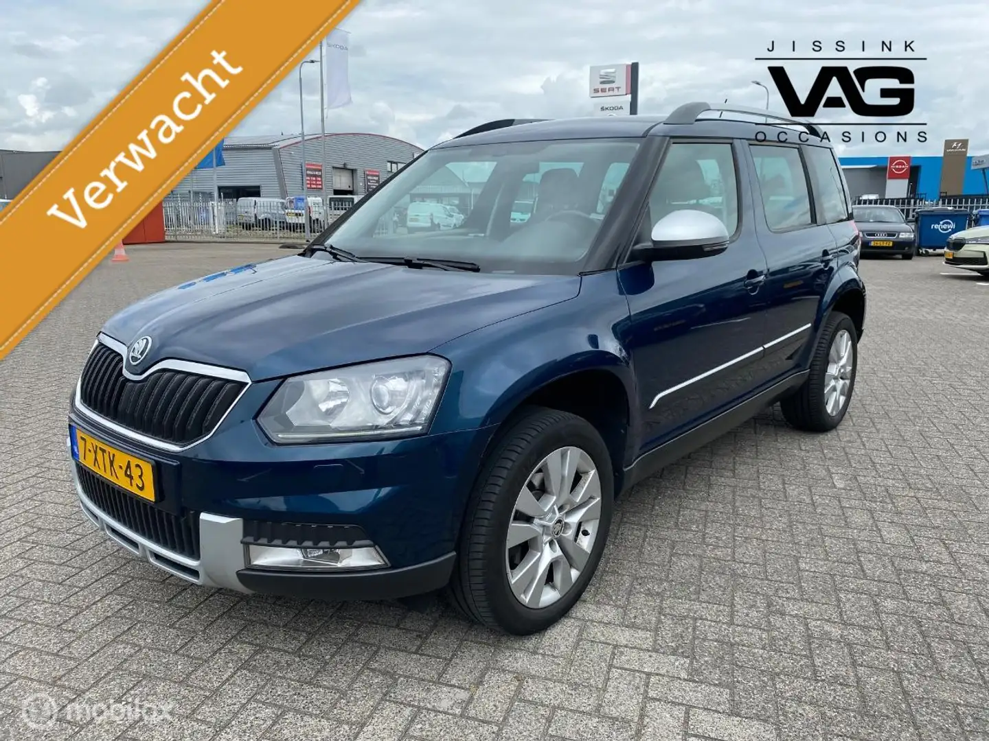 Skoda Yeti 1.2 TSI Trekhaak Xenon Alcantara Stoelverwarming Bleu - 1
